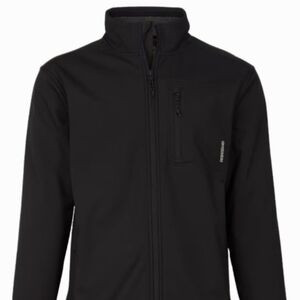 NWOT Men's RedHead Black Softshell Fleece-lined Light Jacket (2XLG)